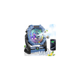 Misting Fan Portable with RGB Lantern, 30000 mAh Rechargeable Battery Operated Camping Mist Fan with Emergency Hurricane Supplie