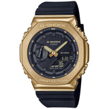 Casio G-Shock Gm-2100G-1A9Dr Gold Ip Black Analog-Digital Dial Black Resin Strap Men'S Watch Shock And 200M Water Resistant G127