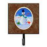 Caroline'S Treasures Snowman Bichon Frise Leash Or Key Holder 7145Sh4, Small, Multicolor