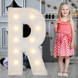 3FT Marquee Light Up Letters R, Big Marquee Letter for Baby Shower Birthday Engagement Wedding Marry Me Party Decor