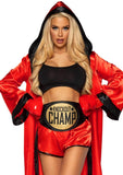 5 Pc Knockout Champ, Includes - Med/Lge / Red