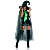 2 Pc Glitter Moon Cape And Wit