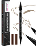 Eyebrow Pencil, 2-in-1 Waterproof Eyebrow Pen, with 2 Tip Microblading Eyebrow Pencil and Ultra-Precise Brow Pencil, with Eyebro