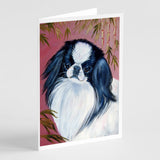 Japanese Chin Greeting Cards And Envelopes Pack Of 8