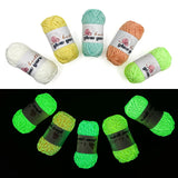 BulingBuling Glow in The Dark Yarn - 5 Pack Colorful-1 (260g/9oz | 273 Yards), Knitting & Crochet Thread for DIY Crafts, Christm