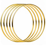 Better Crafts 1 Piece 12 Inch Gold Metal Rings for Crafts, Macrame Hoops for DIY Wall Hanging Dream Catcher Metal Floral Hoop fo