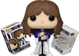Funko Ozzy Osbourne Glitter in White Fringe with Microphone Stand + ToyBop Protector: Pop! Rocks Vinyl Figure (Bundled with Pro-