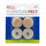 Shepherd Hardware 9935 11/2Inch Felt Nail On Furniture Pads, 4Pack,Beige