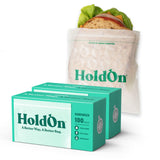 Zipseal Sandwich Bags - Compostable, PFOA-Free, BPA-Free, Food-Safe Zip Seal Food Storage Bags With Secure Seal for Home & Trave