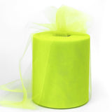6 x 200 Yards Lime Green Tulle Fabric Rolls, Green Spool Tulle Ribbon for DIY Tutu Skirt Wedding Decoration Baby Shower Birthday