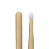 Promark Rebound 5A Hickory Drumsticks, Oval Nylon Tip, One Pair