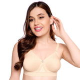 Trylo Women'S Non-Wired Bra (Alpa_Skin_34E),Skin,34,B07YNY6HL3