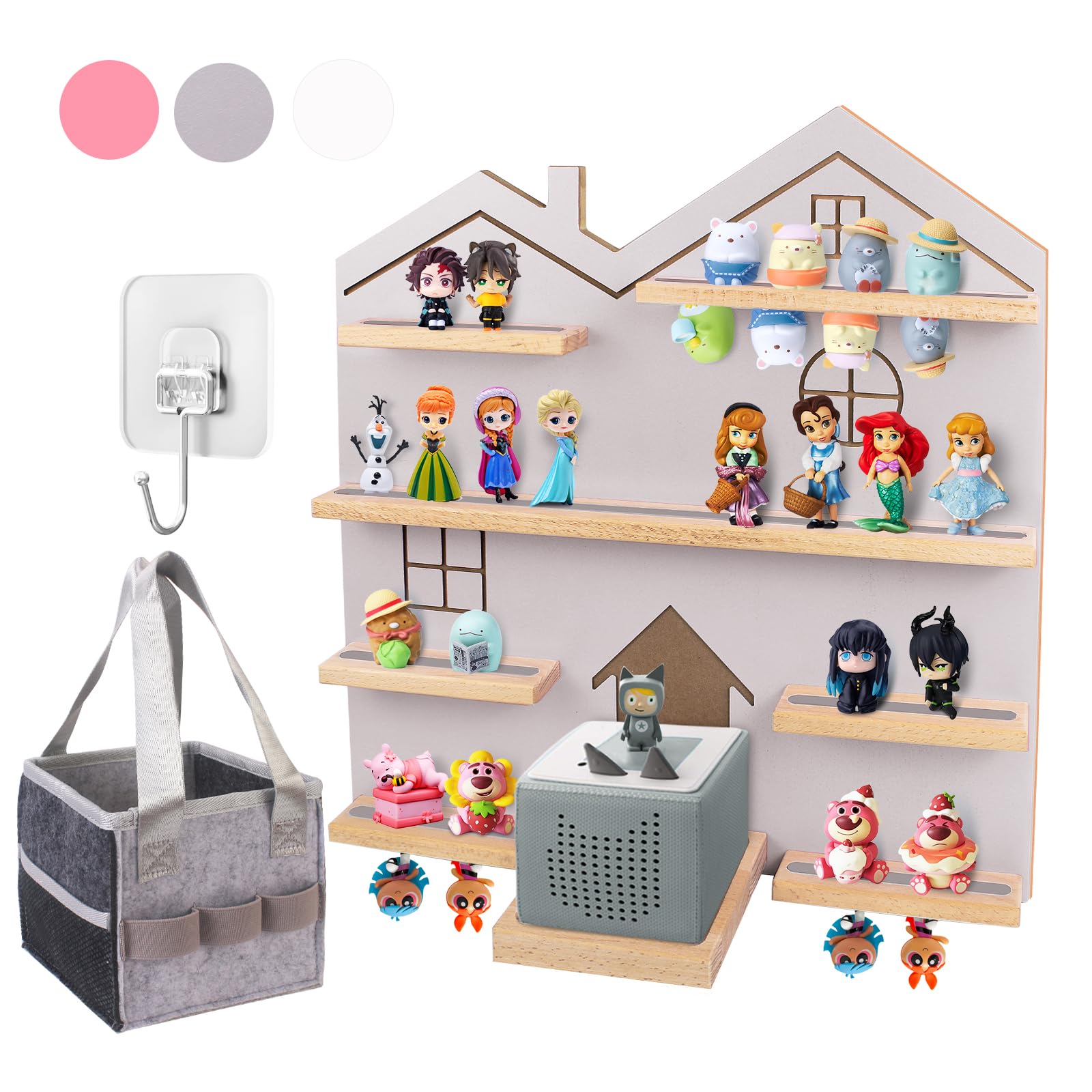 Givilio Large Tonie Shelf for Toniebox - Toniebox Storage for All Your Tonie Accessories, toniebox Characters and toniebox Figur