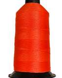 Bonded Nylon Sewing Thread Size #138 T135 1250yds for Outdoor Upholstery (Neon Orange)
