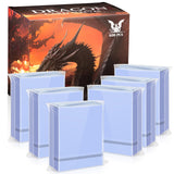 YMluky 600PS Clear Trading Card Sleeves, Baseball Card Sleeves Perfect Fit for MTG, Yugioh, Magic,Football Cards,Game Card, Spor