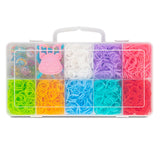 Rainbow Loom: Care Bears Cutetique: Sharing is Caring -16 Charms, DIY Rubber Band Bracelet Kit, Exclusive Cheer Bear Loom, Jewel