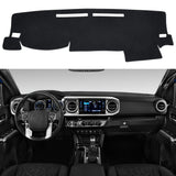 SPEEDWOW Dashboard Dash Board Cover Mat Carpet Compatible with Toyota Tacoma 2016-2023
