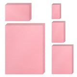 Silunkia 100 Sheets Pink Cardstock 5 Assorted Size Craft Paper, 200gsm/75lb Heavyweight Paper Card Stock for DIY Cards Making, W