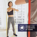 Aeromat Elite Power Band 70-175lbs Long Resistance Bands for Working Out, Pull Up Assistance Bands, Exercise Bands Resistance, G
