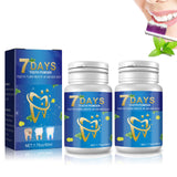 KLOUYHTY 7 Days Tooth Cleaning Powder,50ml Teeth Whitening Powder,7 Days Tooth Powder Whitening,Mint Tooth Powder,Yellow Teeth S