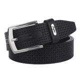 Flyer MenS Leather Belt (Formal/Casual) (Colour Black) (Size 36) Buckle Adjustable Size Genuine Leather (Bl232736)
