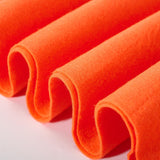 Soft Felt Fabric Sheets 1.6mm Thick Sewing Patwork Material Large Craft Felt Roll Fabric by The Yard (Orange, 18X 36 Inches)