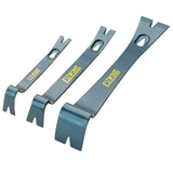 ESTWING 3Piece Pry Bar Set 5.5, 7.5 & 10 Nail Pullers with Wide, Thin Blades & Forged Steel Construction PB3PC