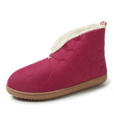Dearfoams Womens Indoor/Outdoor Warm Up Bootie Slipper, Sangria, Small