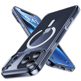Maozis Magnetic Shockproof for iPhone 17 Pro Max Case,[Camera Protection][Compatible with Magsafe][Non-Slip][Mil-Grade Protectio