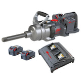 Ingersoll Rand W9691K4E 20V Hightorque 1 Cordless Impact Wrench Kit, includes 4 Batteries and Charger, 6 Ext Anvil