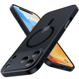 Maozis Magnetic Shockproof for iPhone 17 Pro Max Case,Upgrade[Camera Protection][Compatible with Magsafe][Non-Slip][Mil-Grade Pr