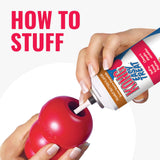 KONG Classic Stuffable Dog Toy - Fetch & Chew Toy for Dogs - Treat-Filling Capabilities & Erratic Bounce for Extended Play Time
