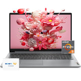 Lenovo IdeaPad Laptop, 15.6 FHD Display, AMD Ryzen 5 5500U (Beats i7-1185G7), Long Battery Life, USB-C, Webcam, HDMI, Wi-Fi 6, B