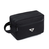 RVOKYE Small Travel Toiletry Bag for Men Women Personalized Initial Toiletry Bag Water-Resistant Mini Bathroom Bag Compact Hygie