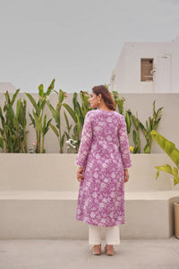 Gosriki Women'S Rayon Blend Anarkali Embroidered Kurta (Rupini Purple-Gs_M_Purple_Medium),Purple,,B0DKX81T43