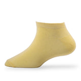 Young Wings WomenS_Socks Crme Colour Cotton Fabric Solid Free Size Low Ankle Length Casuals Wear Socks Pack Of 1 W16015