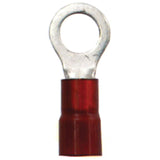 Ancor 222234 Marine Grade Electrical Nylon Insulated Double Crip Funnel Entry Ring Terminals with Insulation Grip (8Gauge, Size