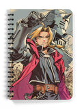 ComicSense.xyz Anime Sketchbook Alchemist Brothers Printed A5 Spiral Drawing Sketch Book Unruled for Kids Students Gift