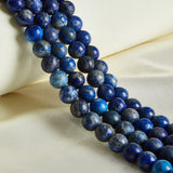 45pcs 8mm Natural Lapis Lazuli Beads Gemstone Beads Round Loose Beads for Jewelry Making