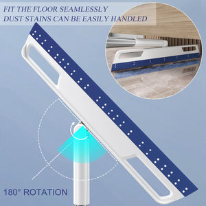 Multifunction Magic Broom, Extended Indoor Broom Detachable,3-in-1 Sweeper Removing Dust Liquid Hair, Adjustable Floor Squeegee,