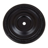 GlideRite Hardware 5060MB25 2.5inch Round Cabinet Back Plate 25 Pack, Matte Black Finish