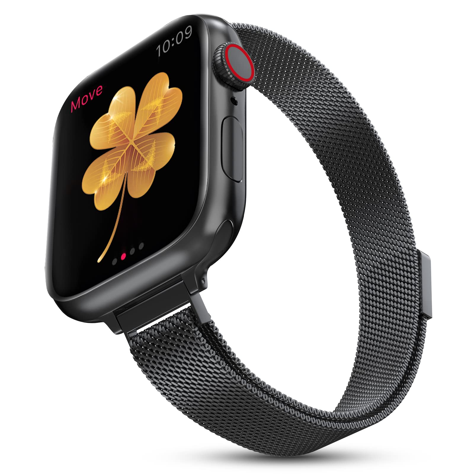 Compatible with Apple Watch Band, Stainless Steel Slim & Thin Mesh Magnetic Clasp Strap Women and Girl Replacement Band for iWat
