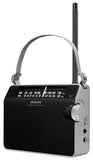 AM/FM Compact Analog Portable Radio (Black)