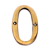 eSplanade - Brass House Hotel Door Name Alphabets - Wall Door Plaque Letter Alphabet - 3 Inches - Golden (A Alphabet) (O Alphabe