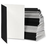 50 Pieces Pocket Kraft Notebook Bulk Small Mini Notebook Travel Journals for Students School Office Writing Class Projects, 5.12