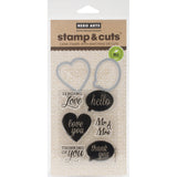 Hero Arts Stamp and Cut Yes Stamp with Matching Die Cut Set