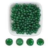 AEVORA 6mm Round Glass Beads for Jewelry Making, 900Pcs Glass Seed Beads for Bracelets, DIY Crafts (Dark Green)