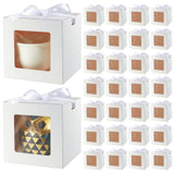 Yeaqee 24 Pcs Sublimation Mug Boxes for Gift Coffee Mug Boxes Bulk Transparent Gift for 11oz 12oz 15oz Blanks Cups Baby Shower W