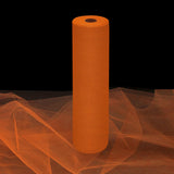 Orange Tulle Fabric Rolls 54 Inch by 10 Yards Fabric Tulle Bolt for Wedding Halloween Decorations Gift Wrapping DIY Tutu Baby Sh
