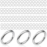2000 Pieces Stainless Steel Jump Rings for Jewelry Making, 7mm, 18 Gauge Thickness, Silver (7mm)